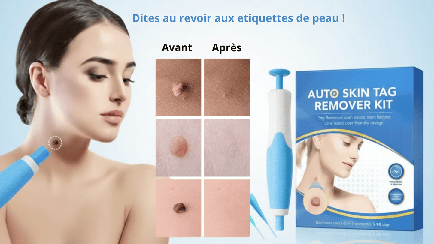 Caleo DermBuddy – Kit Éliminateur d’Étiquettes de Peau